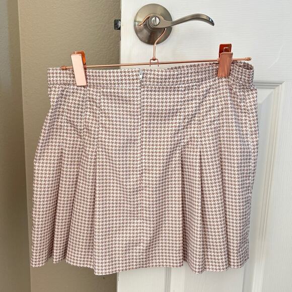 Vintage Houndstooth Circle Mini Skirt - Picture 3 of 6